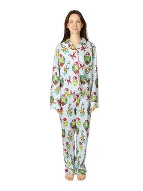 Women’s Adorable The Grinch 2-Piece Pajama Set Small